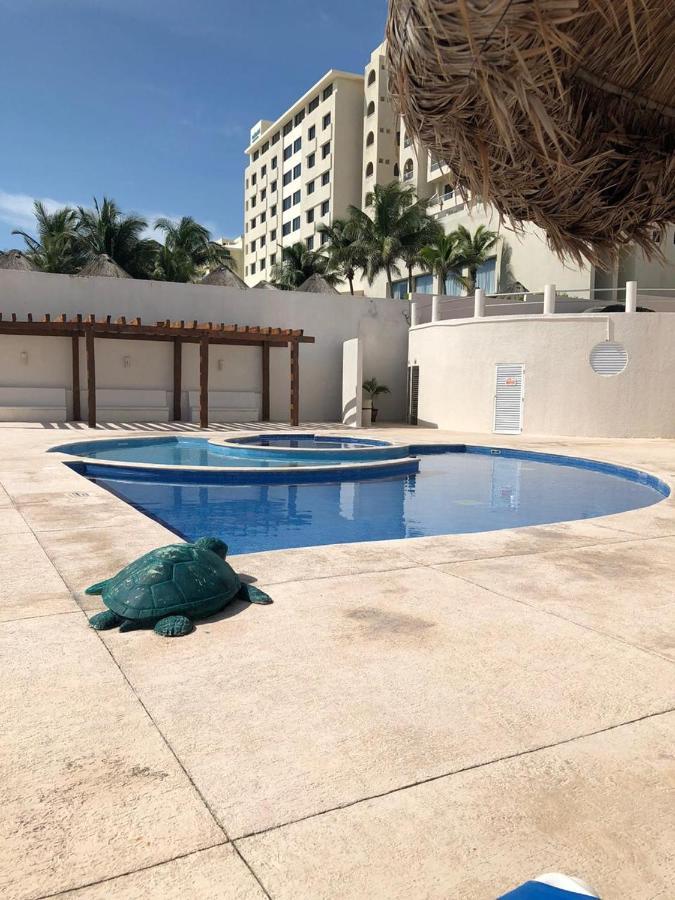 Amazing Caribbean Ocean View At Villas Marlin In Cancun Ngoại thất bức ảnh