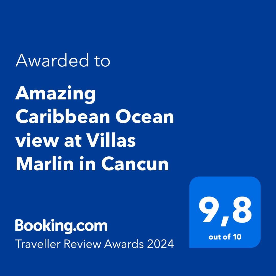 Amazing Caribbean Ocean View At Villas Marlin In Cancun Ngoại thất bức ảnh
