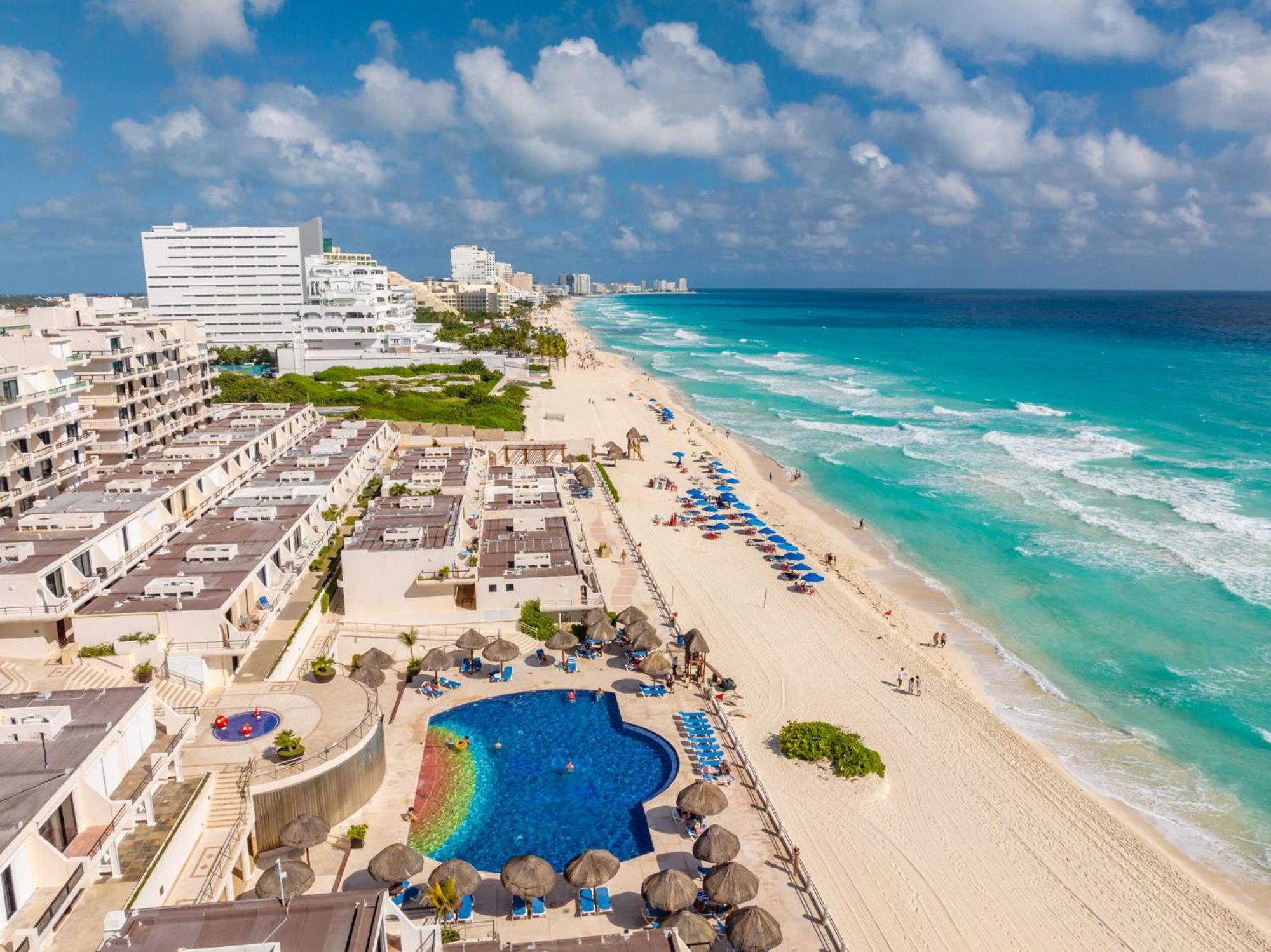 Amazing Caribbean Ocean View At Villas Marlin In Cancun Ngoại thất bức ảnh