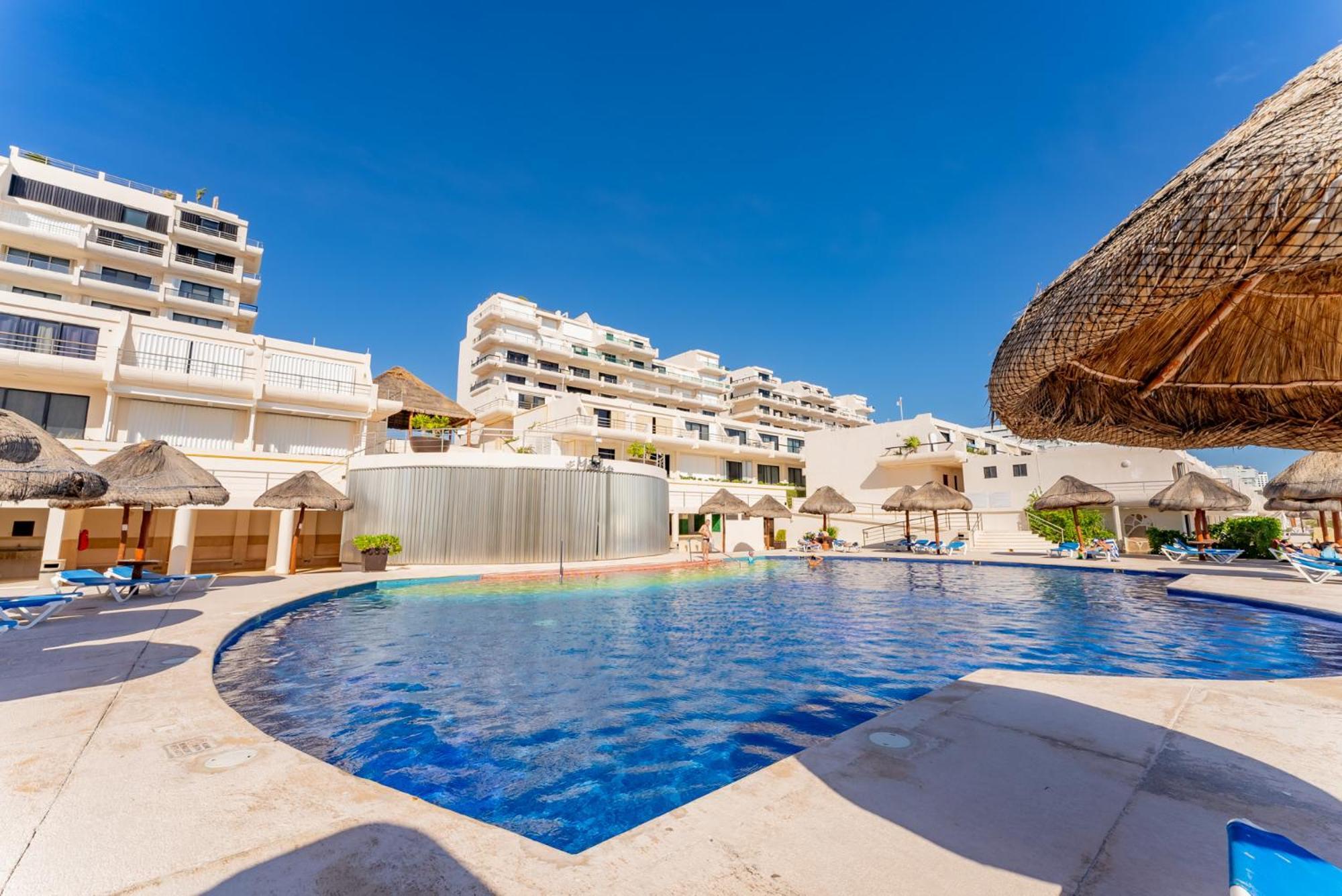 Amazing Caribbean Ocean View At Villas Marlin In Cancun Ngoại thất bức ảnh
